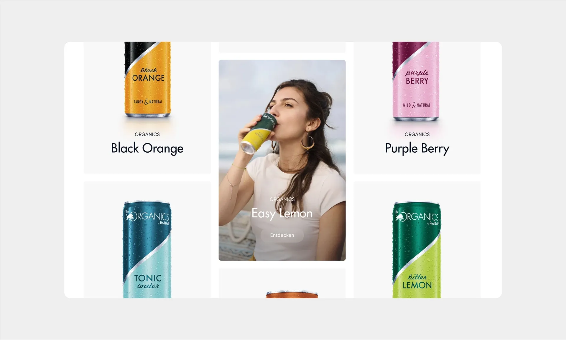 Red Bull Organics Website