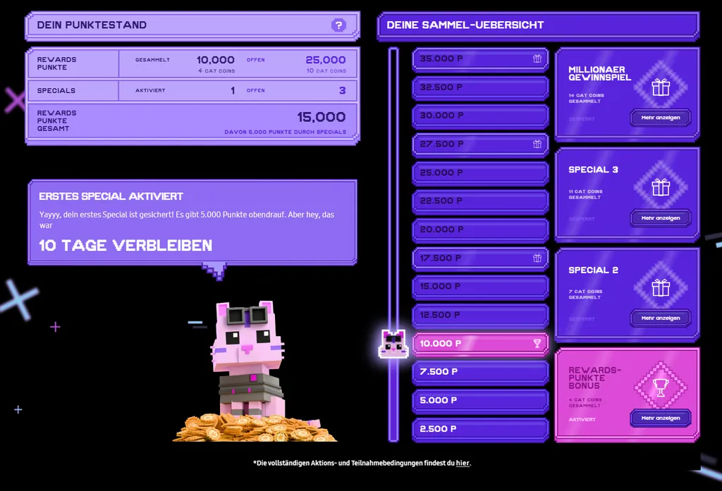 Samsung Black Weeks Minigames